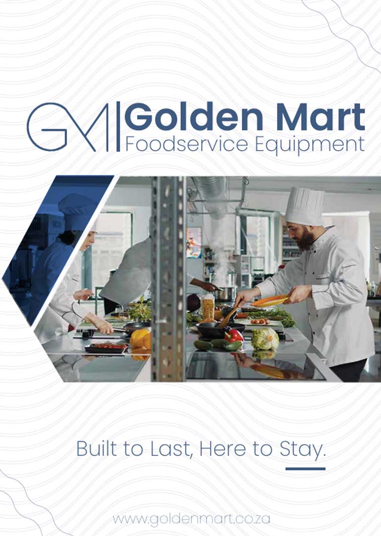 Company profile designed by Pixly Media for Golder Mart